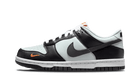 Nike Dunk Low Black Bright Mandarin Mini Swoosh, Black/Light Silver/Bright Mandarin/Medium Ash (FN7784-001)