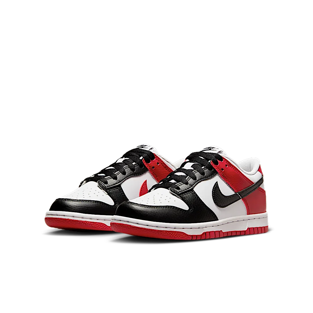 Nike Dunk Low Black Toe, Black/Gym Red/White (HF9980-600)