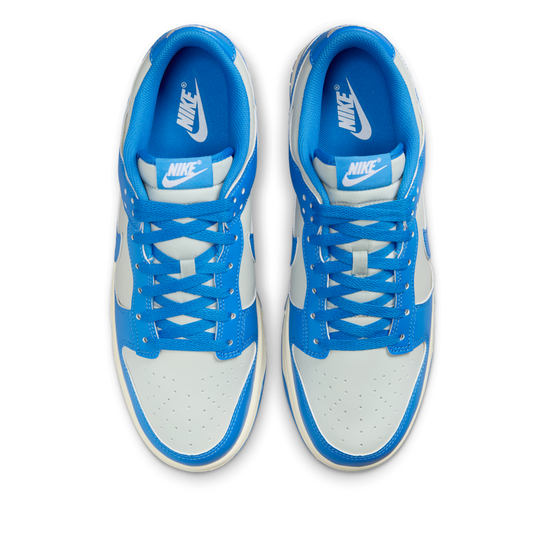 Nike Dunk Low Detroit Lions, Light Silver/Light Photo Blue/Sail (HF5441-002)