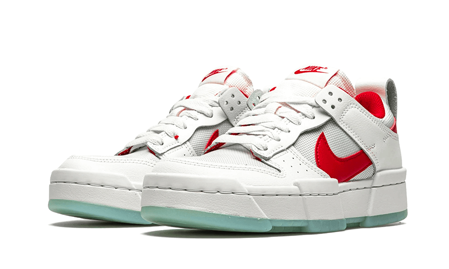 Nike Dunk Low Disrupt Gym Red, Summit White/Gym Red-Summit White (CK6654-101)