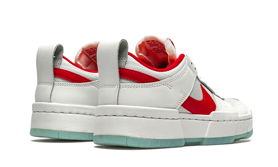 Nike Dunk Low Disrupt Gym Red, Summit White/Gym Red-Summit White (CK6654-101)