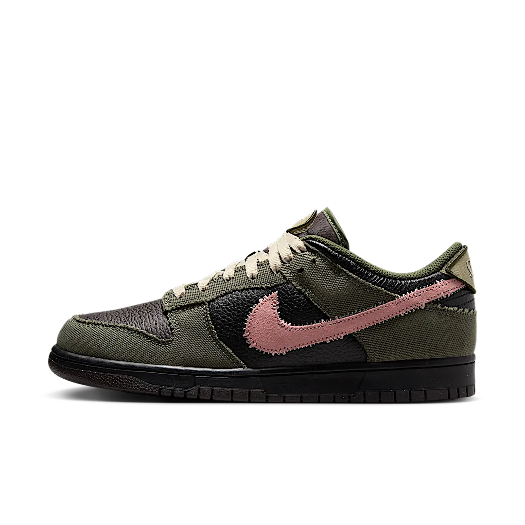 Nike Dunk Low Dunks Not Dead, Medium Olive/Black/Pink Foam (IB2256-300)