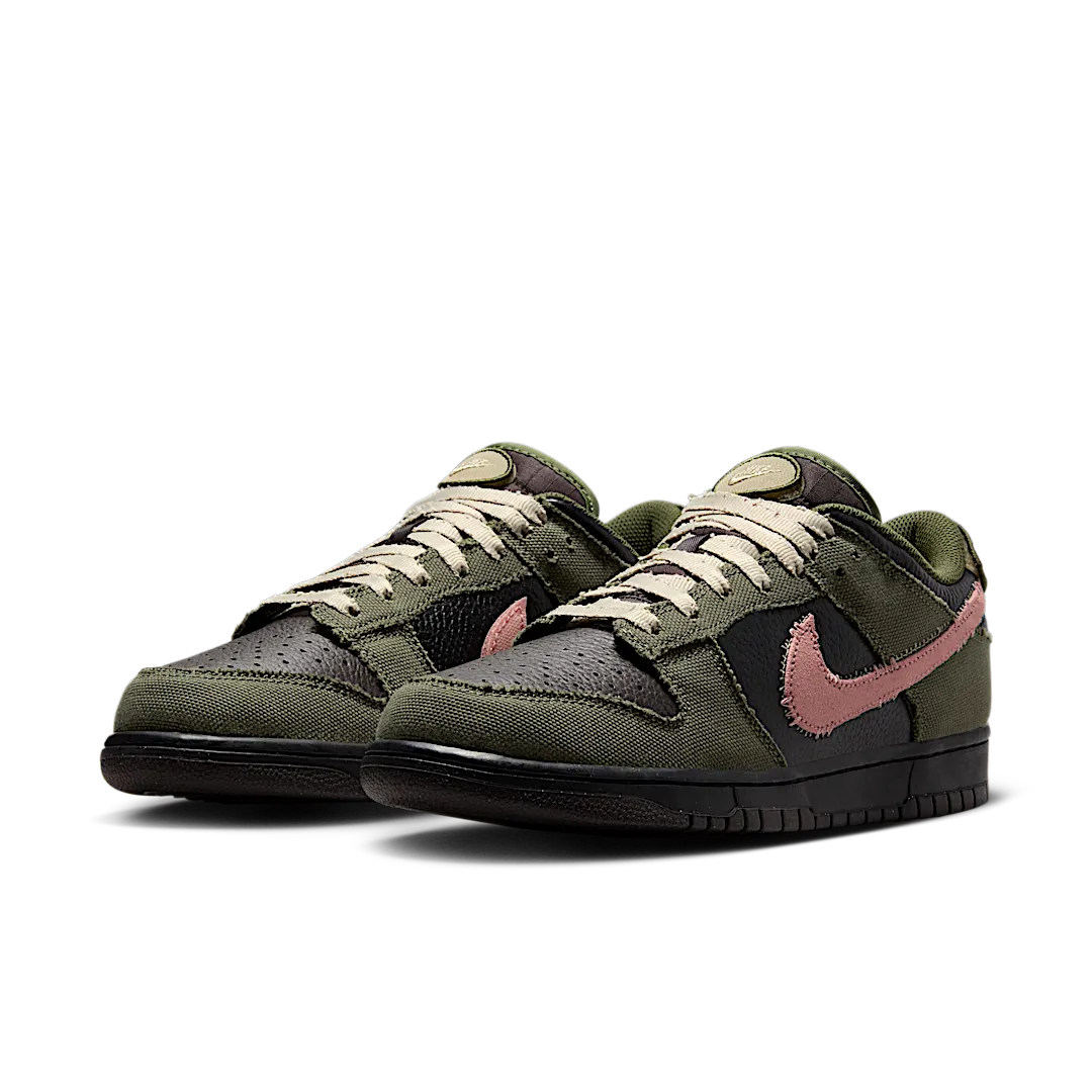 Nike Dunk Low Dunks Not Dead, Medium Olive/Black/Pink Foam (IB2256-300)