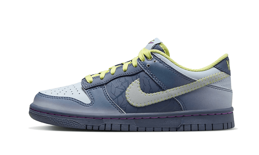 Nike Dunk Low Halloween I Am Fearless, Diffused Blue/Blue Tint-Luminous Green (FQ8354-491)