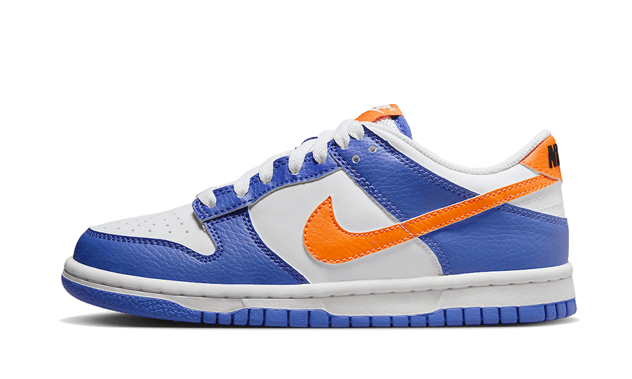 Nike Dunk Low Knicks, Blue Joy/Bright Mandarin/White/Sail/Black (FN7783-400)