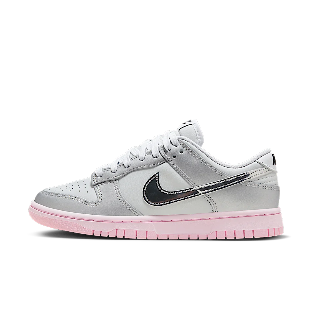 Nike Dunk Low LX Metallic Silver Pink Foam, Photon Dust/Metallic Silver-Pink Foam-Medium Soft Pink (HM3698-006)