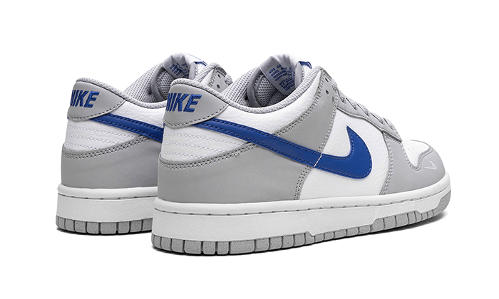 Nike Dunk Low Mini Swoosh Wolf Grey Game Royal, Wolf Grey/Game Royal-White (FN3878-001)