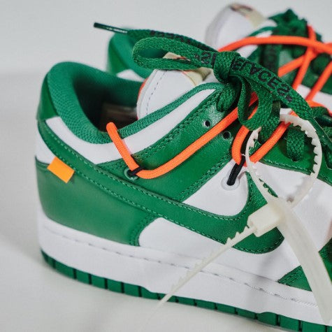 Nike Dunk Low Off-White Pine Green, White/Pine Green-Pine Green (CT0856-100)