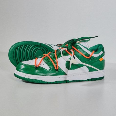 Nike Dunk Low Off-White Pine Green, White/Pine Green-Pine Green (CT0856-100)