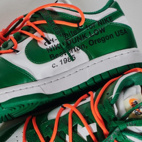 Nike Dunk Low Off-White Pine Green, White/Pine Green/Pine Green (CT0856-100)