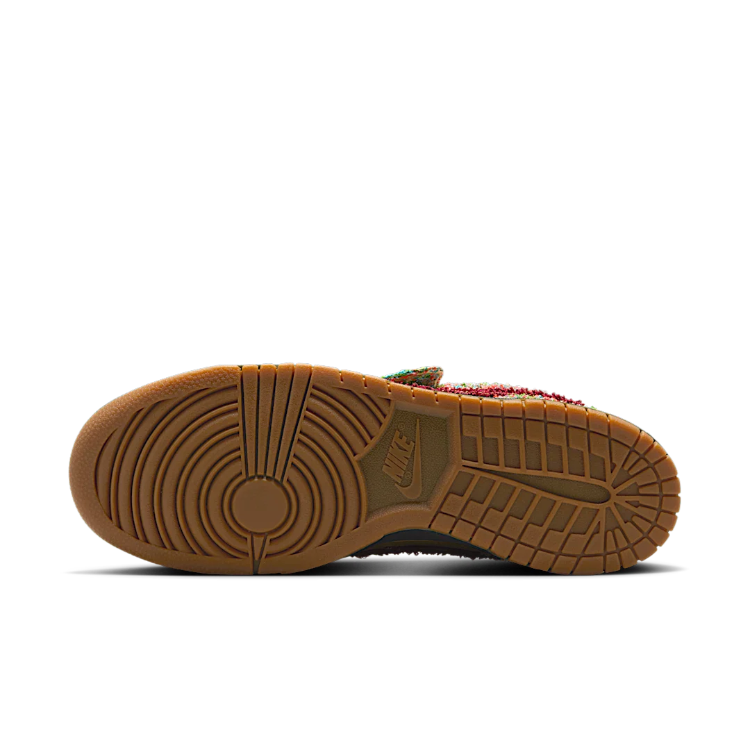 Nike Dunk Low Panda-Monium Green Curry Multi-Color, Green Curry/Luminous Green/Bright Mango/Burnt Red (IB2263-300)