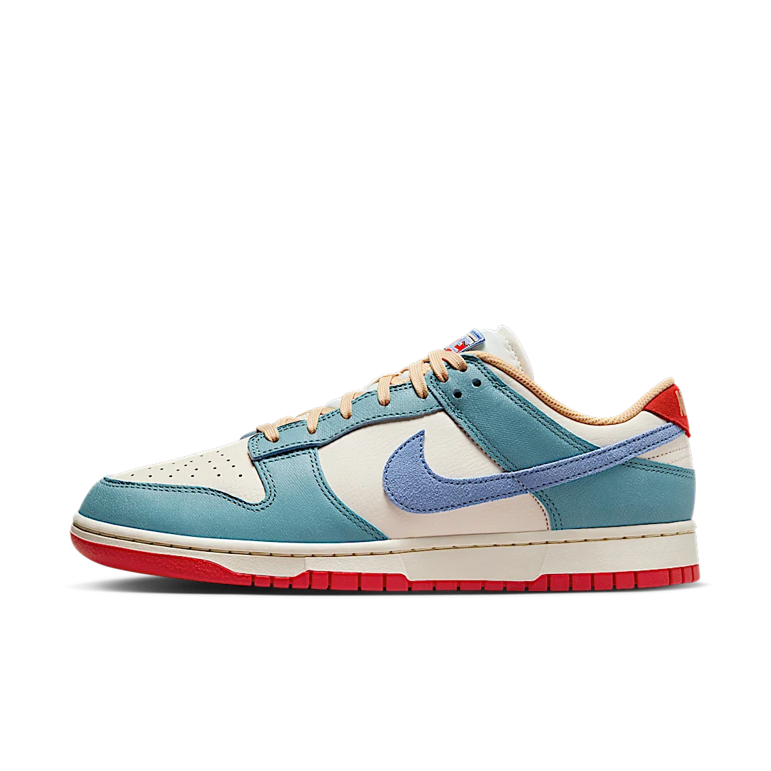 Nike Dunk Low Premium Denim Turquoise, Pale Ivory/Royal Pulse/Denim Turquoise (HJ9112-110)