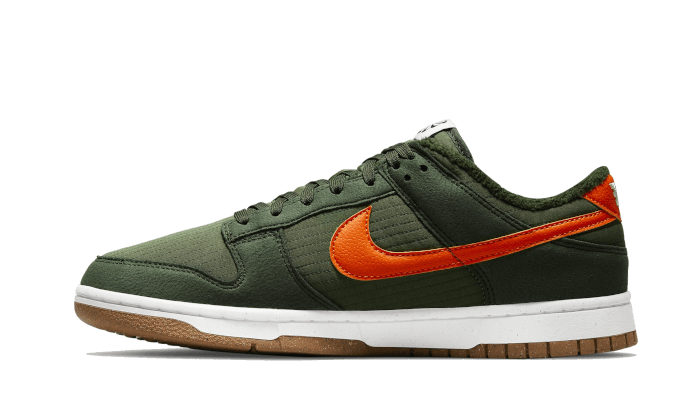 Nike Dunk Low Retro Next Nature Sequoia, Sequoia/Orange-Medium Olive-Sail (DD3358-300)