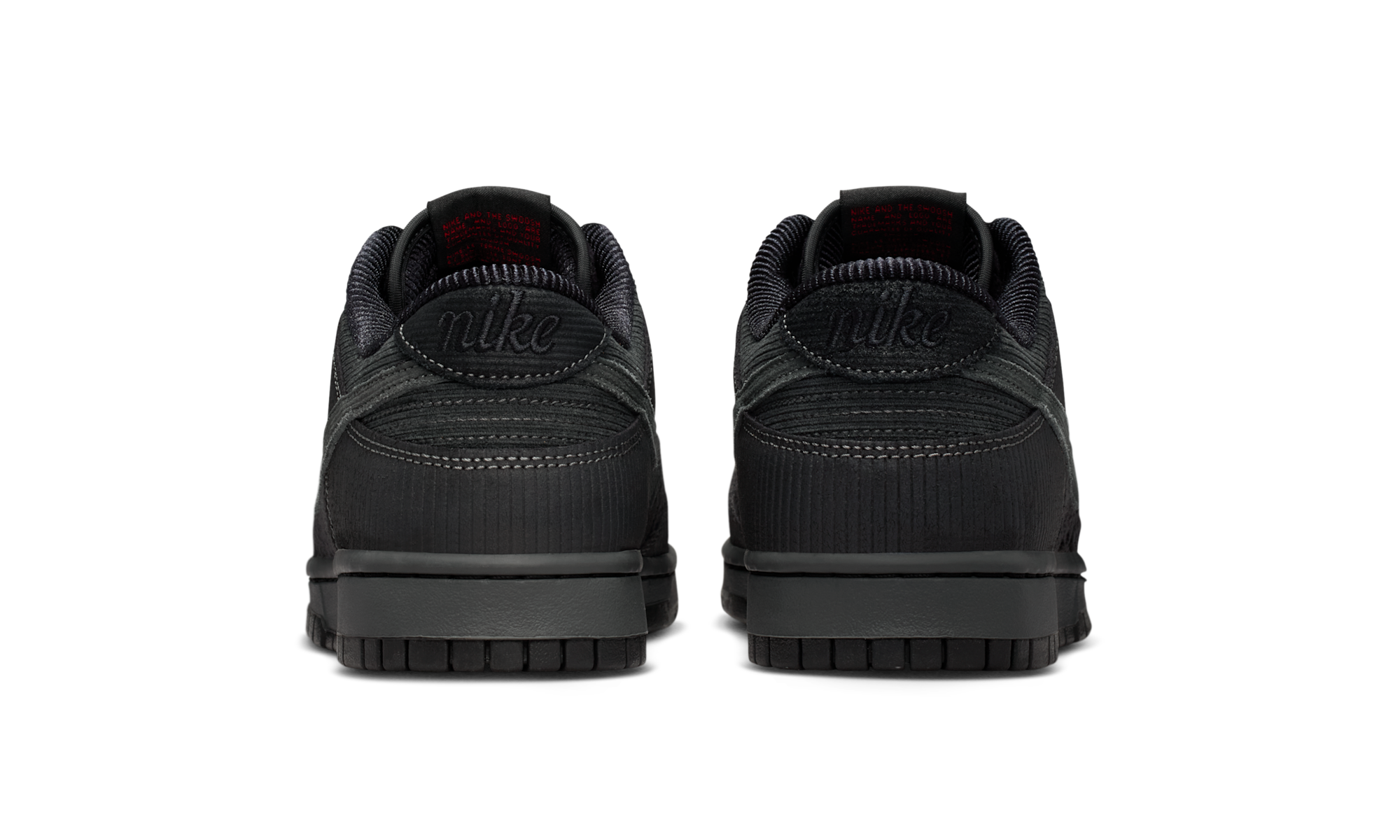 Nike Dunk Low Retro Premium Black Corduroy