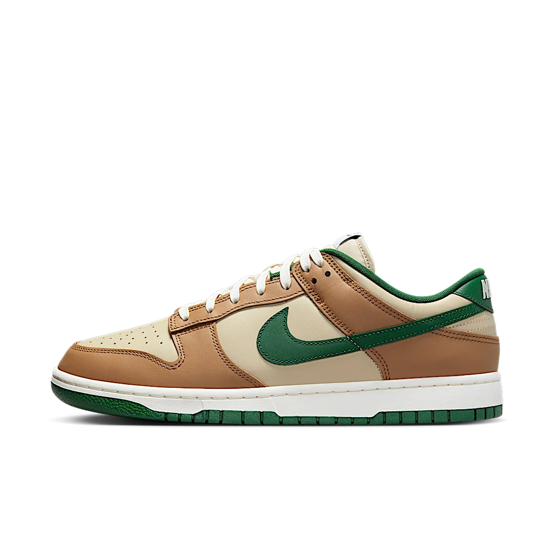 Nike Dunk Low Retro Rattan Gorge Green, Rattan/Gorge Green-Sail-Dark Driftwood (FB7160-231)