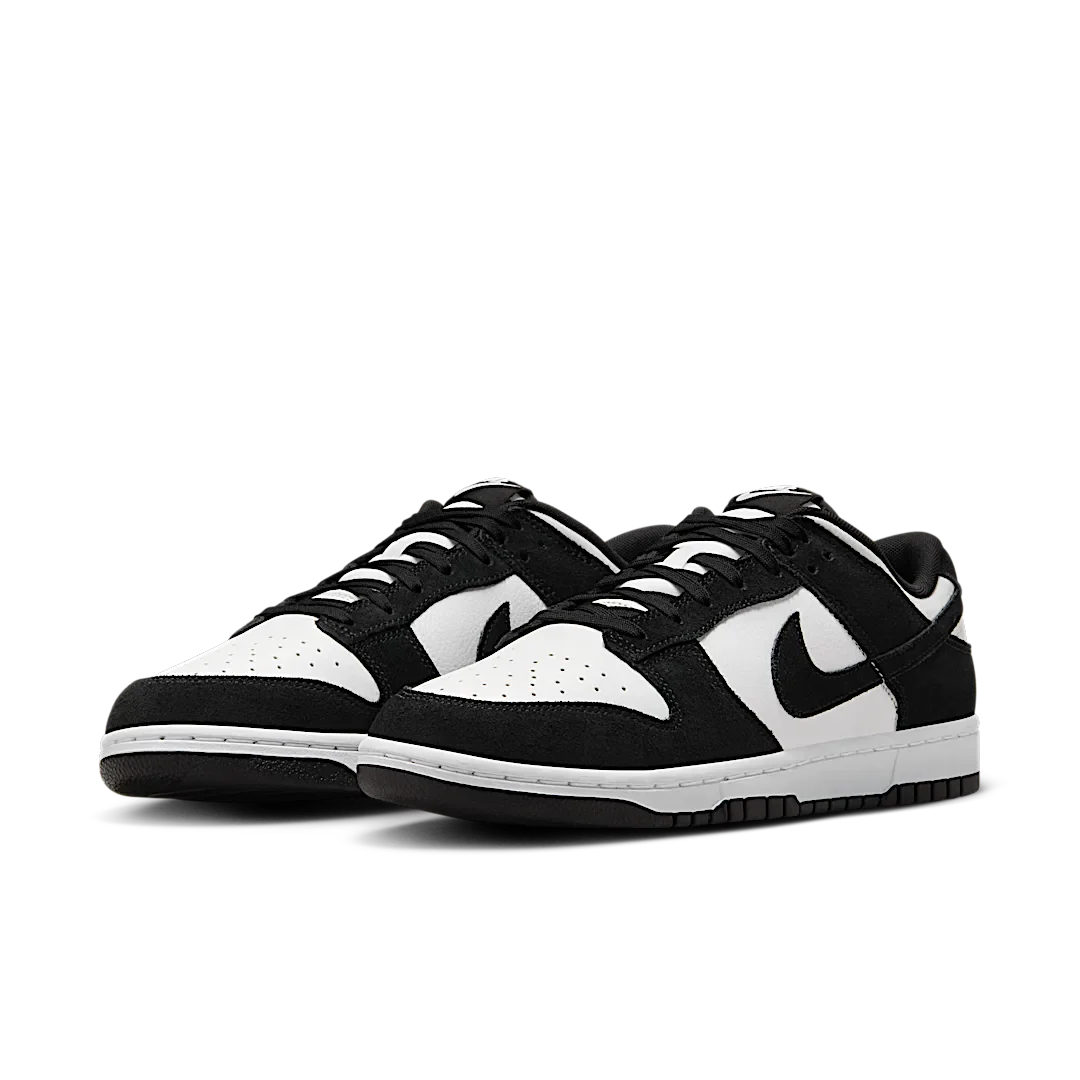 Nike Dunk Low Retro SE Suede Panda, White/Black-White (FQ8249-100)