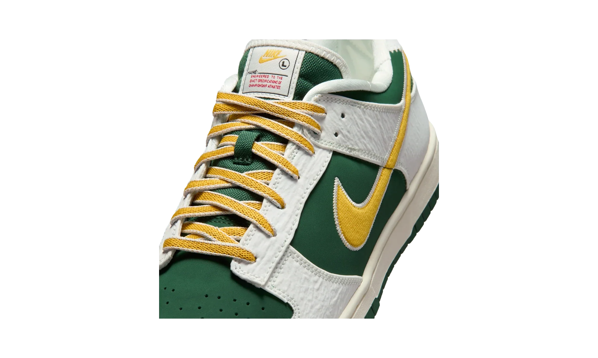 Nike Dunk Low Retro Varsity Jacket Sail Fir University Gold
