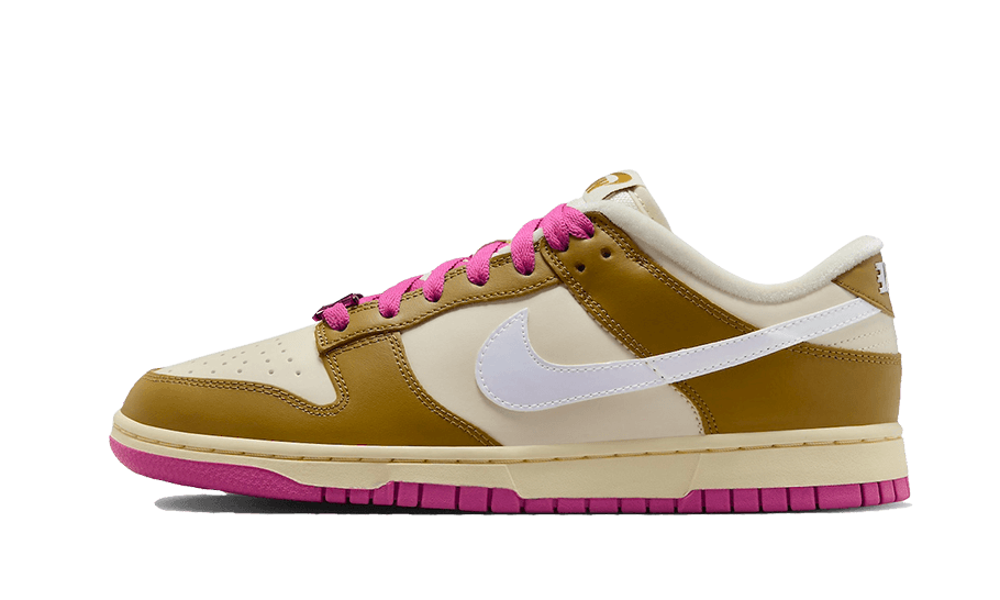 Nike Dunk Low SE Just Do it Bronzine Pink, Bronzine/Playful Pink/Alabaster/Coconut Milk (FD8683-700)