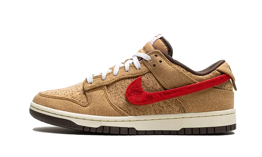 Nike Dunk Low SP CLOT Cork, Natural/Flax/Coconut Milk/Baroque Brown (FN0317-121)