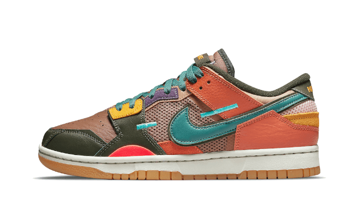 Nike Dunk Low Scrap Archeo Brown, Archeo Brown/Bicoastal-Sport Spice (DB0500-200)