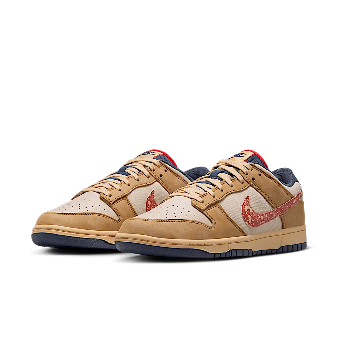 Nike Dunk Low Sketch and Exploration, Wheat/Burnt Sunrise/Sanddrift/Celestial Gold/Thunder Blue/Light Crimson (HQ3640-790)