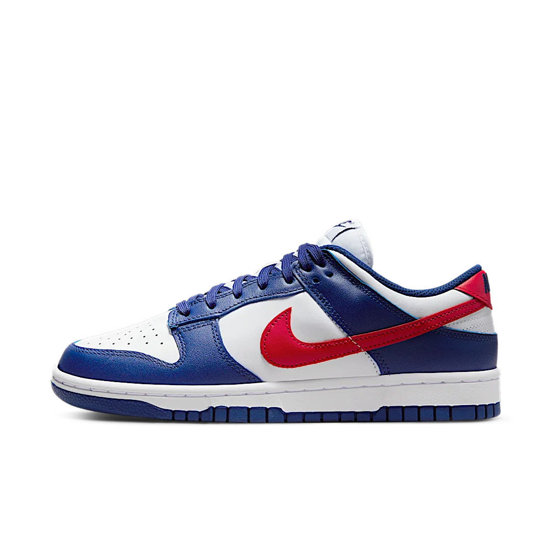 Nike Dunk Low USA, White/Royal-University Red (DD1503-119)