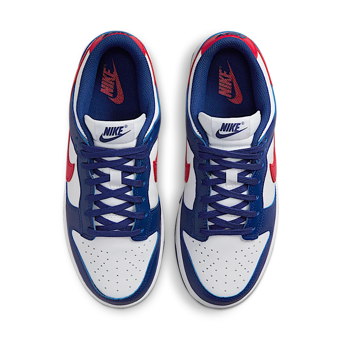 Nike Dunk Low USA, White/Royal-University Red (DD1503-119)