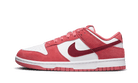 Nike Dunk Low Valentine's Day (2024), White/Team Red/Adobe/Dragon Red (FQ7056-100)