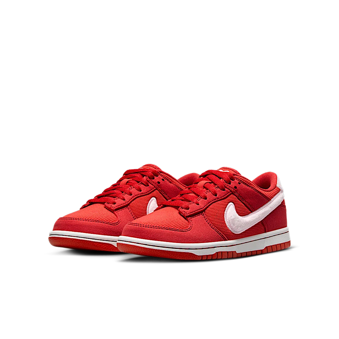 Nike Dunk Low Valentine's Day (2024), Fire Red/Pink Foam/Light Crimson/White/Team Red (FZ3548-612)