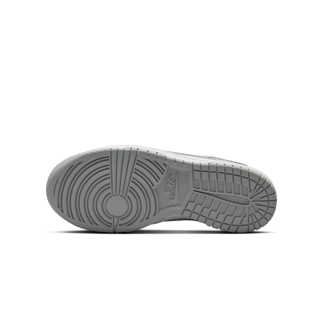 Nike Dunk Low White Light Smoke Grey, White/White/Light Smoke Grey (FB9109-123)