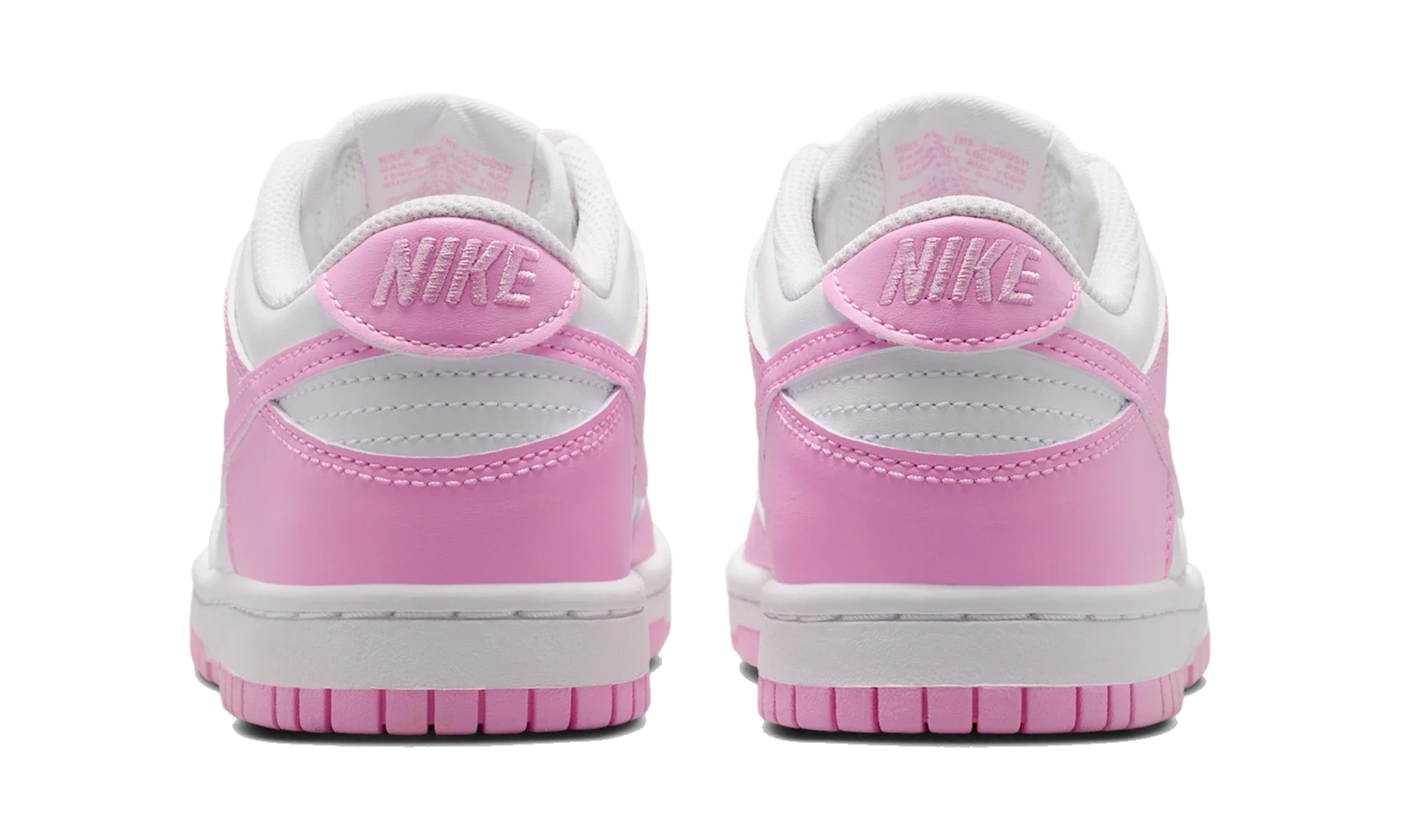Nike Dunk Low White Pink Rise