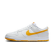 Nike Dunk Low White University Gold