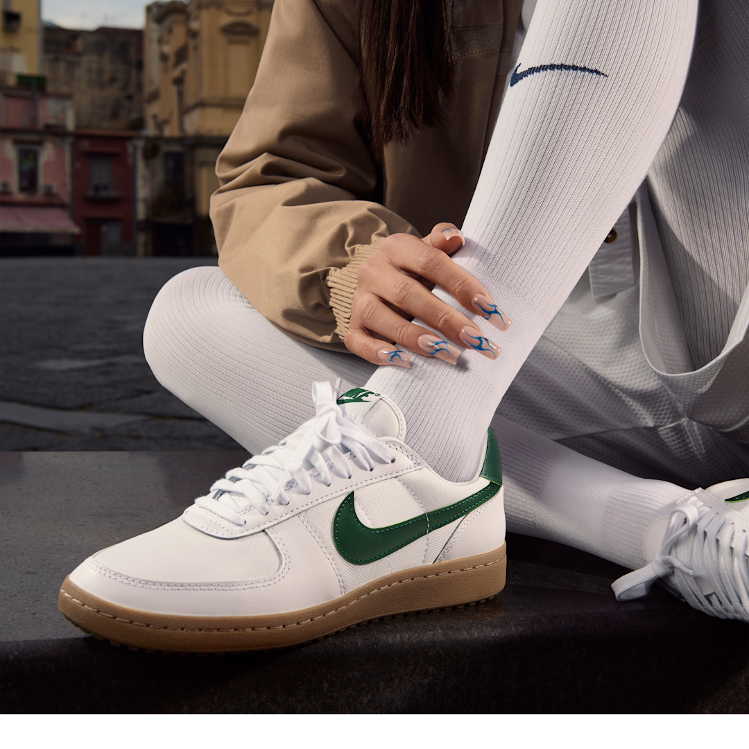 Nike Field General White Gum Dark Brown Gorge Green