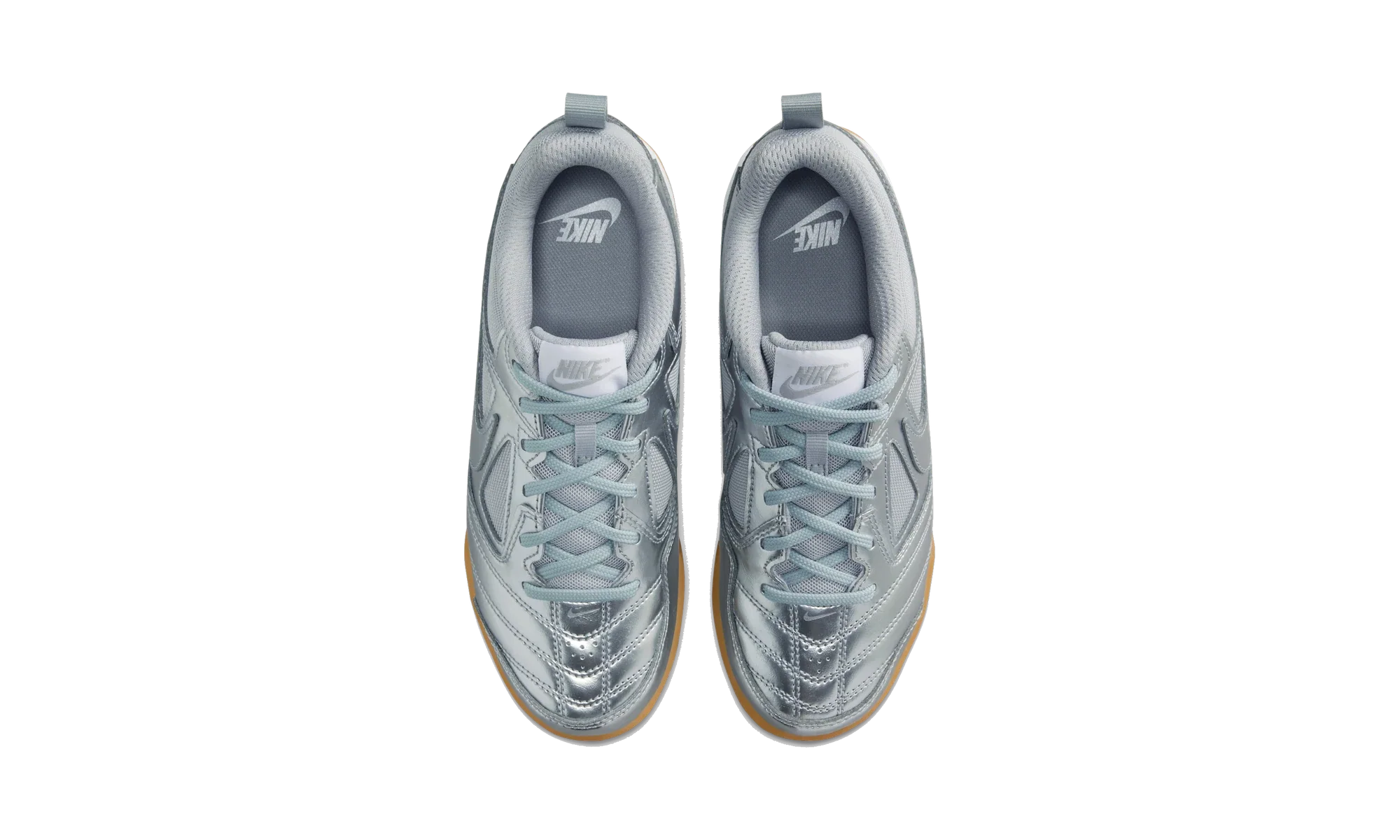 Nike Gato LV8 Metallic Silver White Gum Light Brown