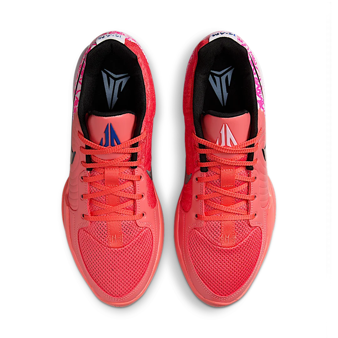 Nike Ja 2 Heart Eyes, Magic Ember/Iron Grey-Pink Foam-Deep Night-Black-Hyper Pink (IB5842-800)