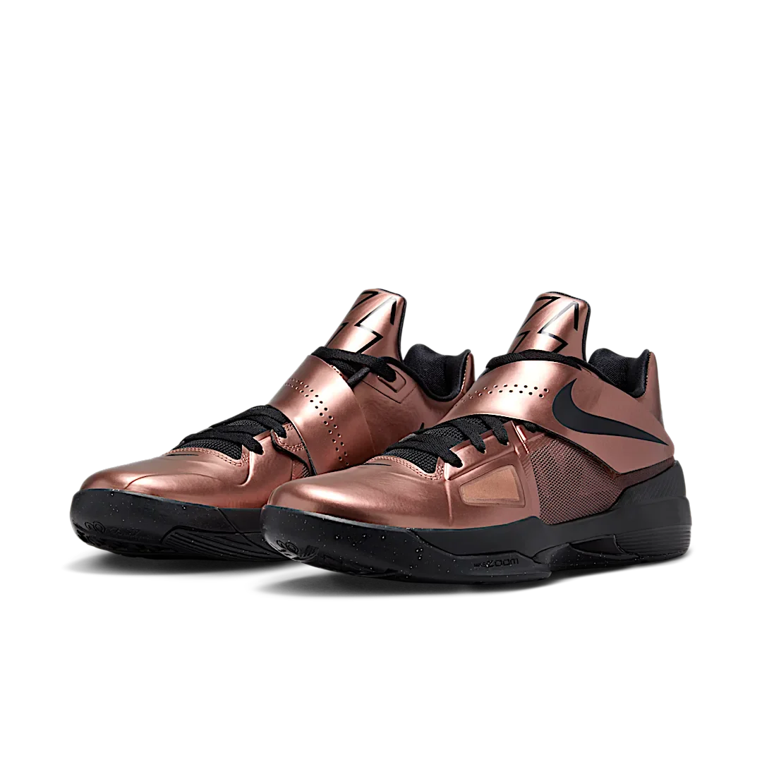 Nike KD 4 Christmas (2024), Metallic Copper/Black (FZ5913-800)