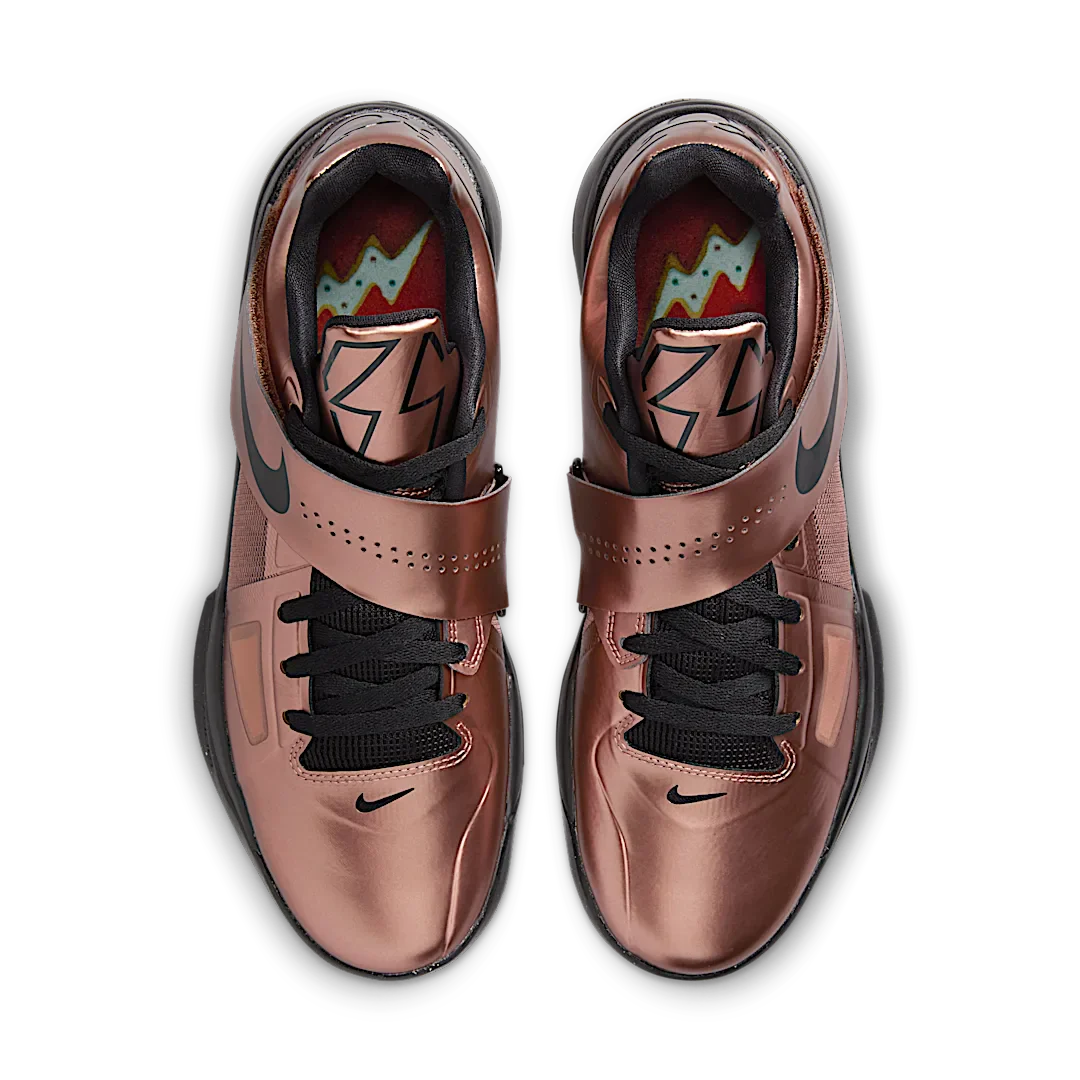 Nike KD 4 Christmas (2024), Metallic Copper/Black (FZ5913-800)