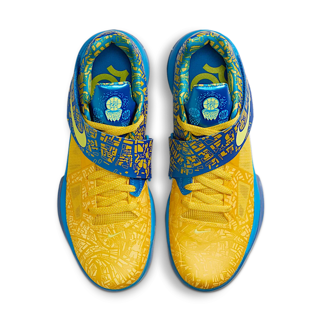 Nike KD 4 Scoring Title (2025), Photo Blue/Lemon Twist/Tour Yellow (FZ5916-400)