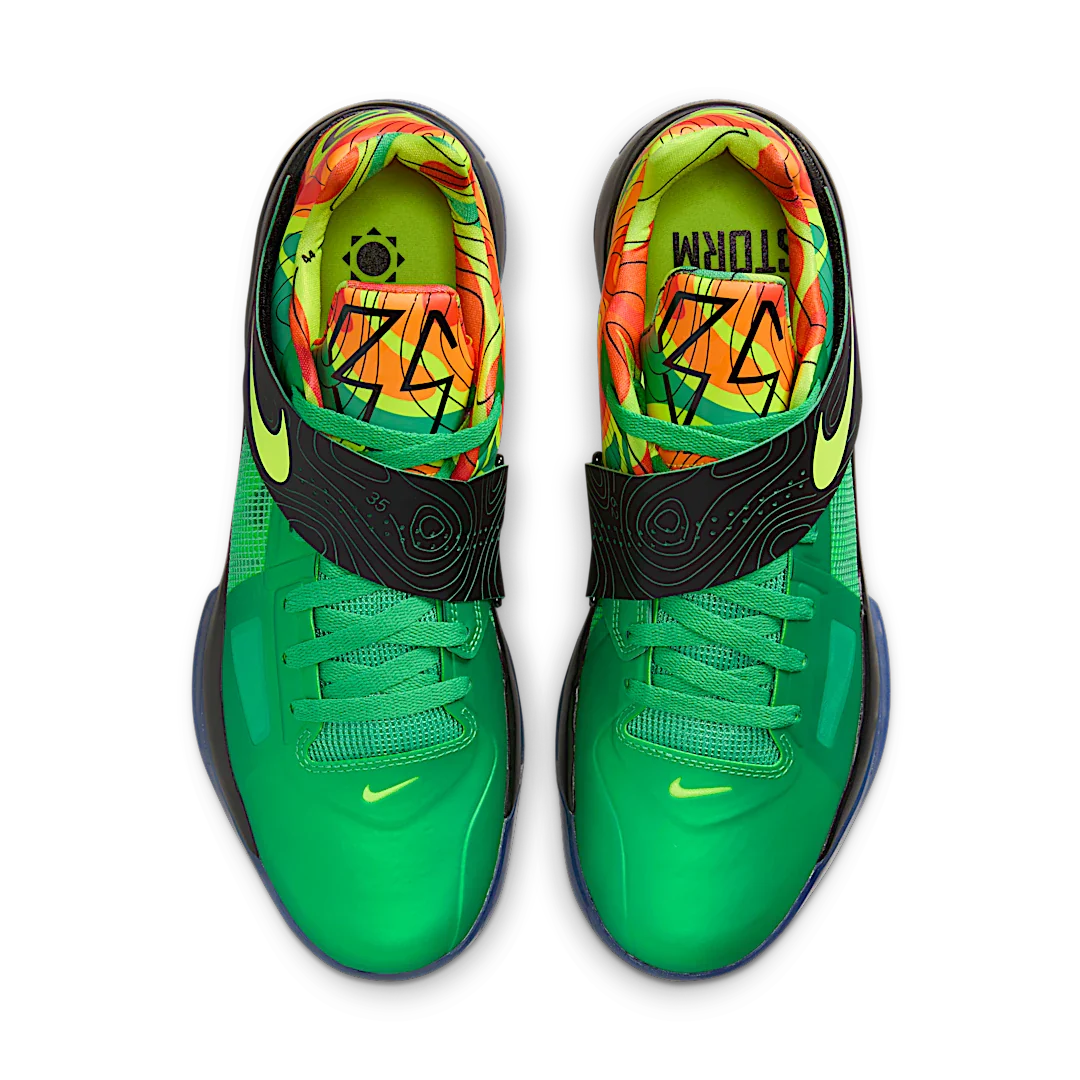 Nike KD 4 Weatherman (2024), Lush Green/Volt/Black/Team Orange (FN6247-300)