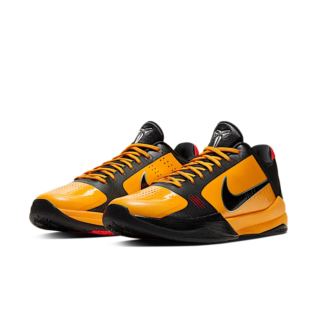 Nike Kobe 5 Protro Bruce Lee, Del Sol/Metallic Silver-Comet Red-Black (CD4991-700)