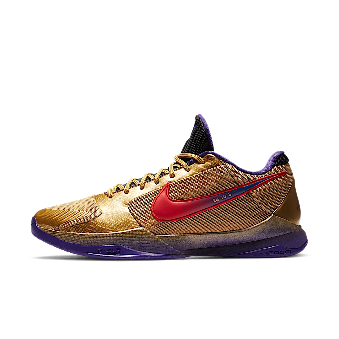 Nike Kobe 5 Protro Undefeated Hall of Fame, Metallic Gold/Field Purple-Multi-Color (DA6809-700)