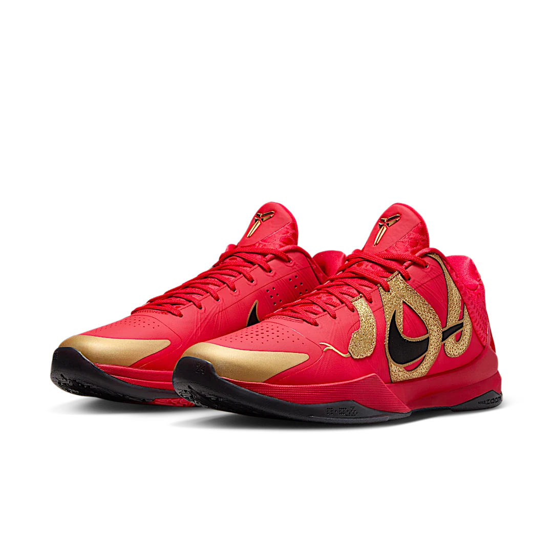 Nike Kobe 5 Protro Year of the Mamba University Red, University Red/Black/Metallic Gold (HF5182-600)