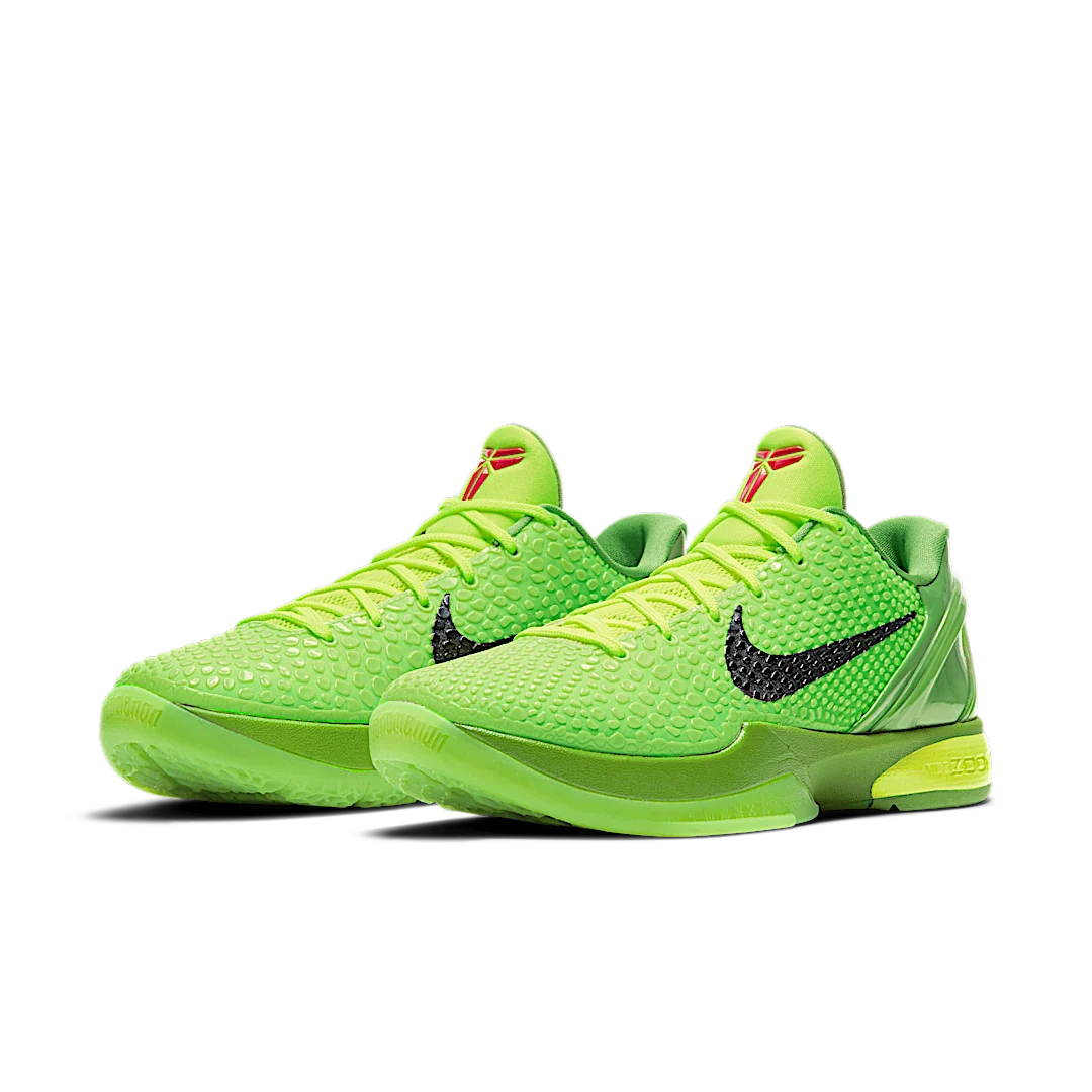 Nike Kobe 6 Protro Grinch (2020) (Includes Storyteller Collection Books), Green Apple/Volt-Crimson-Black (CW2190-300)