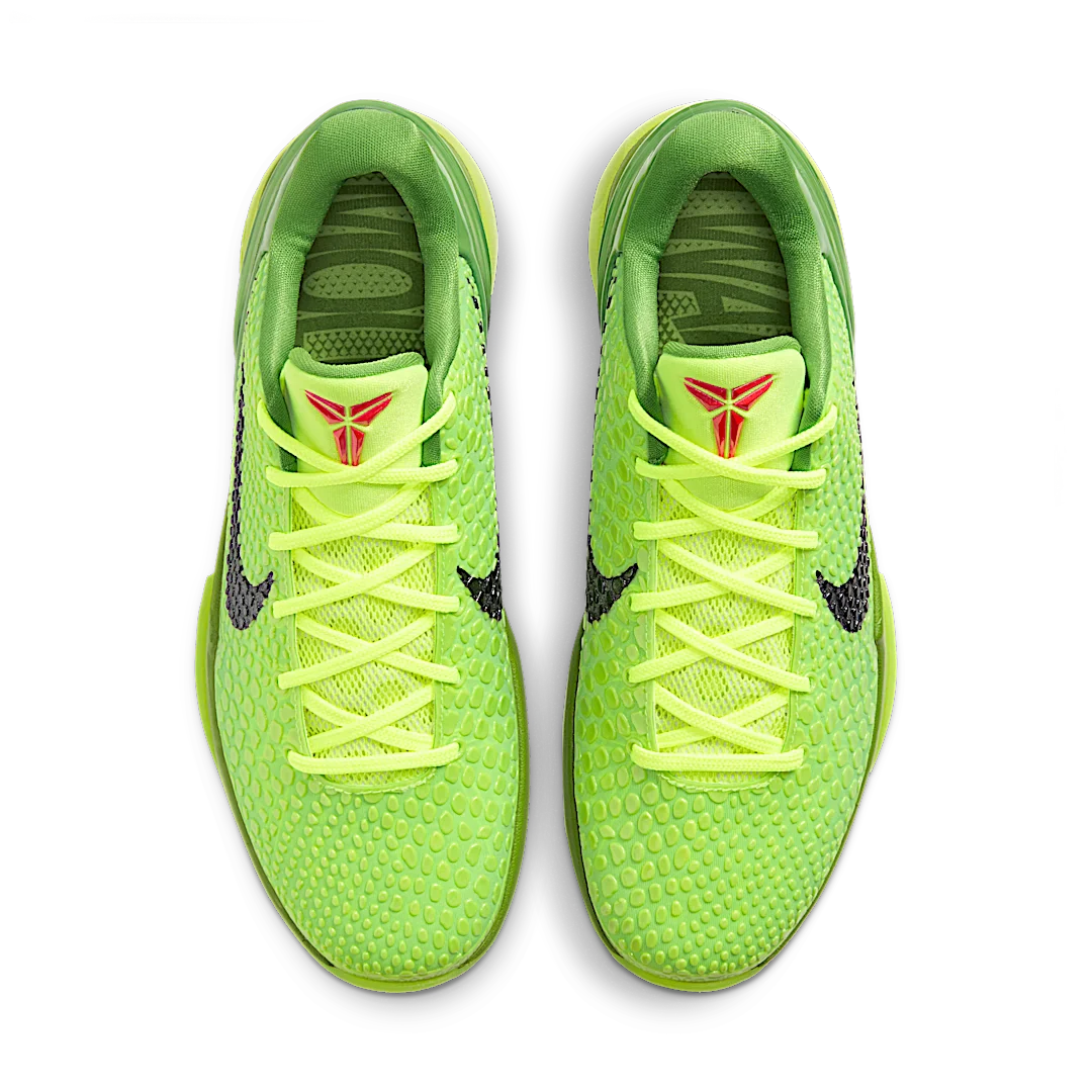 Nike Kobe 6 Protro Grinch (2020) (Includes Storyteller Collection Books), Green Apple/Volt-Crimson-Black (CW2190-300)