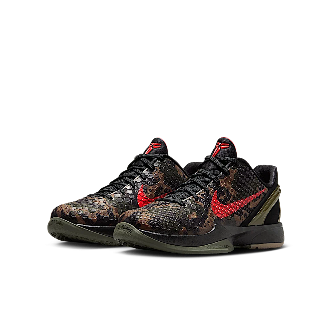 Nike Kobe 6 Protro Italian Camo (2024), Black/Crimson-Bog Green-Khaki (HM4824-001)