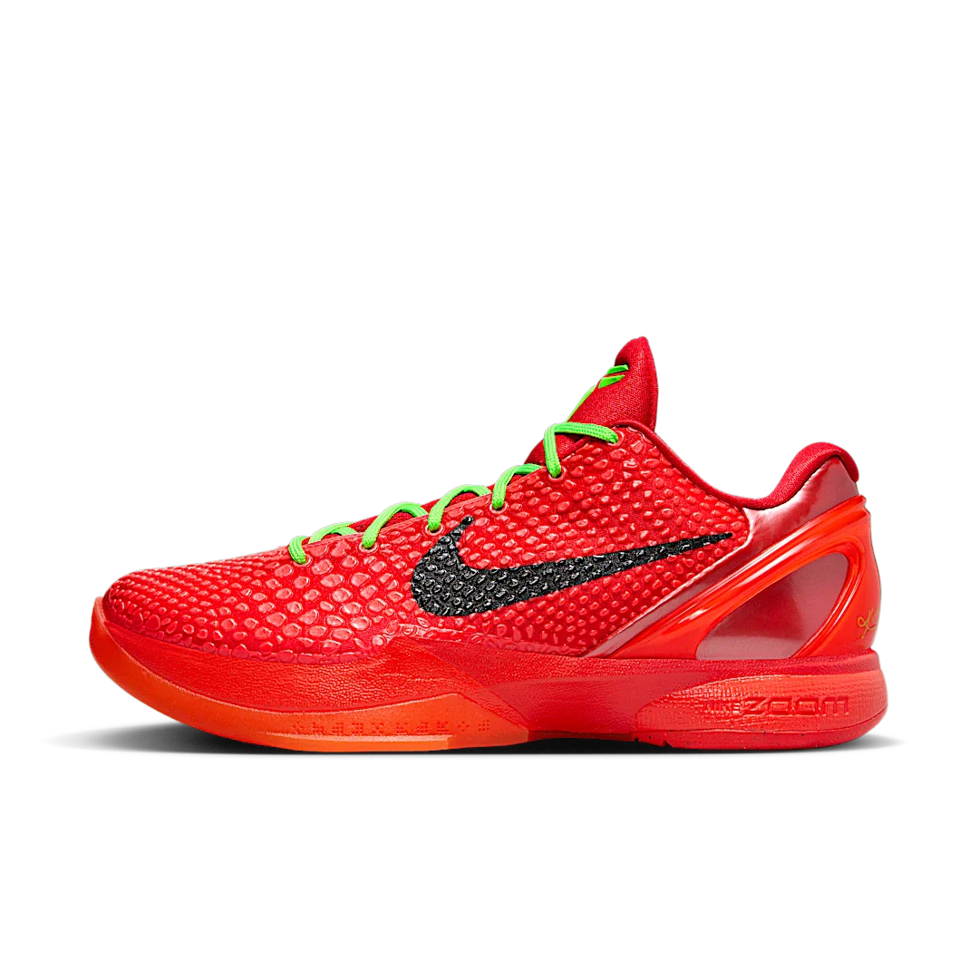 Nike Kobe 6 Protro Reverse Grinch, Bright Crimson/Black/Electric Green (FV4921-600)