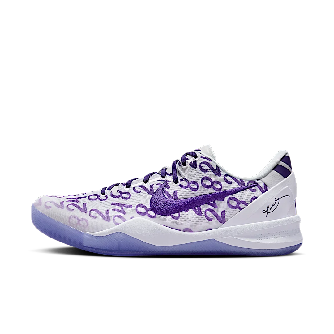 Nike Kobe 8 Protro Court Purple, White/Court Purple/White (FQ3549-100)