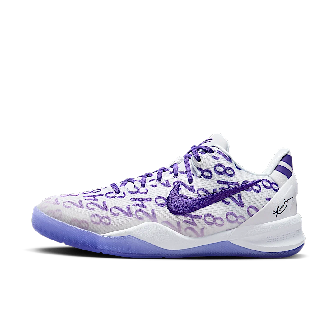 Nike Kobe 8 Protro Court Purple, White/Court Purple/White (FN0266-101)