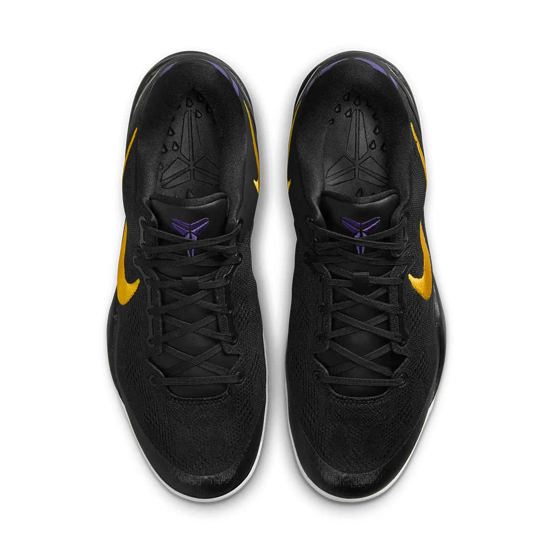 Nike Kobe 8 Protro Lakers Away, Black/University Gold-White-Court Purple (HF9550-001)