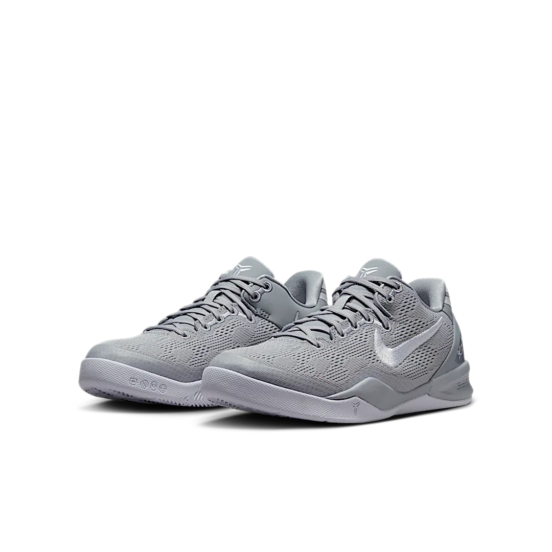 Nike Kobe 8 Wolf Grey, Wolf Grey/Wolf Grey/White (FN0266-003)